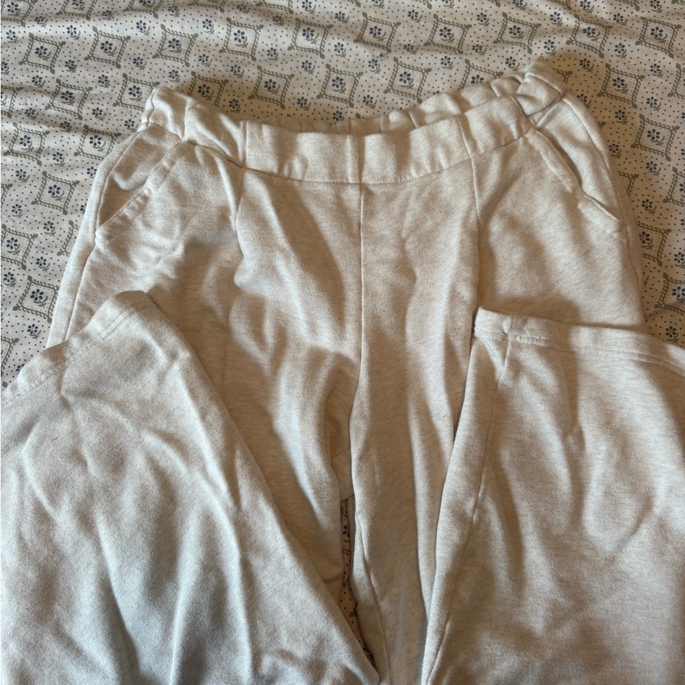 Aerie Cream Lounge Pants